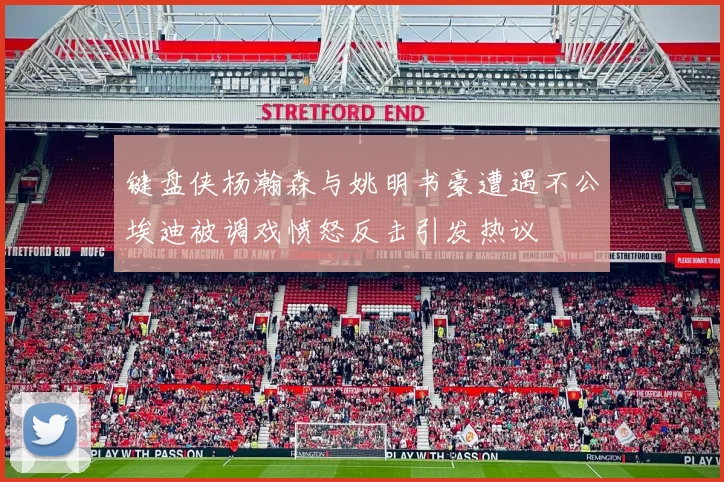 键盘侠杨瀚森与姚明书豪遭遇不公埃迪被调戏愤怒反击引发热议
